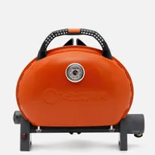 Портативный газовый гриль O-grill 500MT bicolor black-orange + адаптер А, 1 горелка