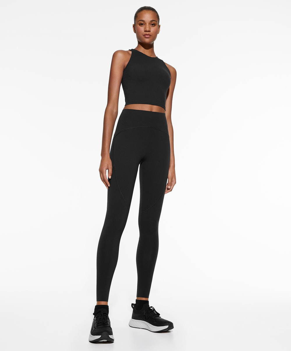 Oysho Майка Compressive, черный