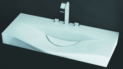 Тумба с умывальником Aqwella Bergamo 100 цвет белый Ber.01.10/W