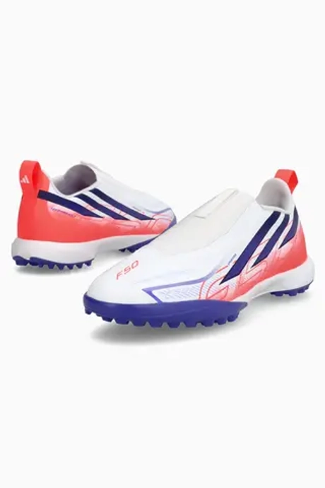 Сороконожки adidas F50 Hyperfast League LL TF Junior - белый