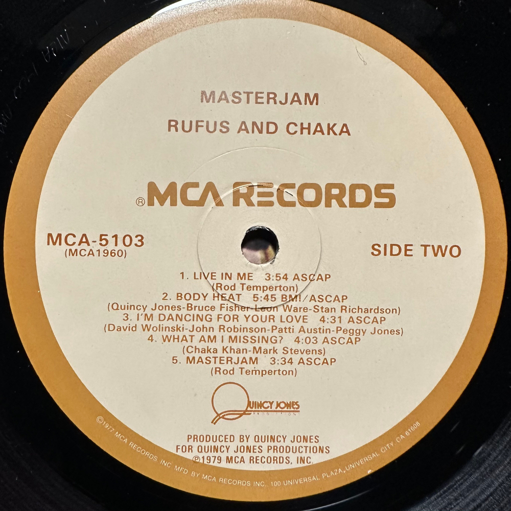 Rufus & Chaka - Masterjam (США 1979г.)