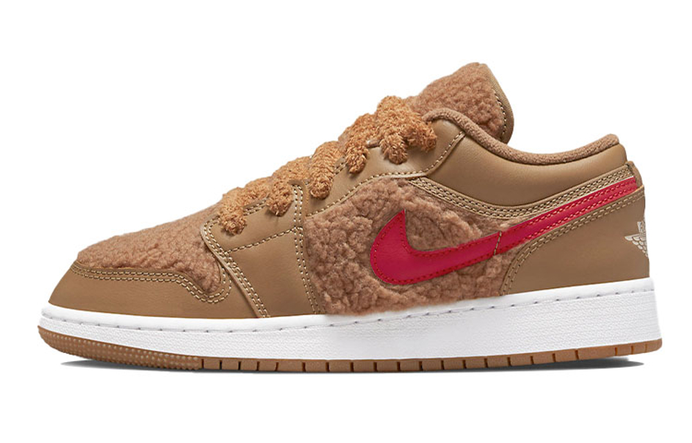 Jordan Kids Jordan 1 Low UTL "Teddy Bear" Sneakers