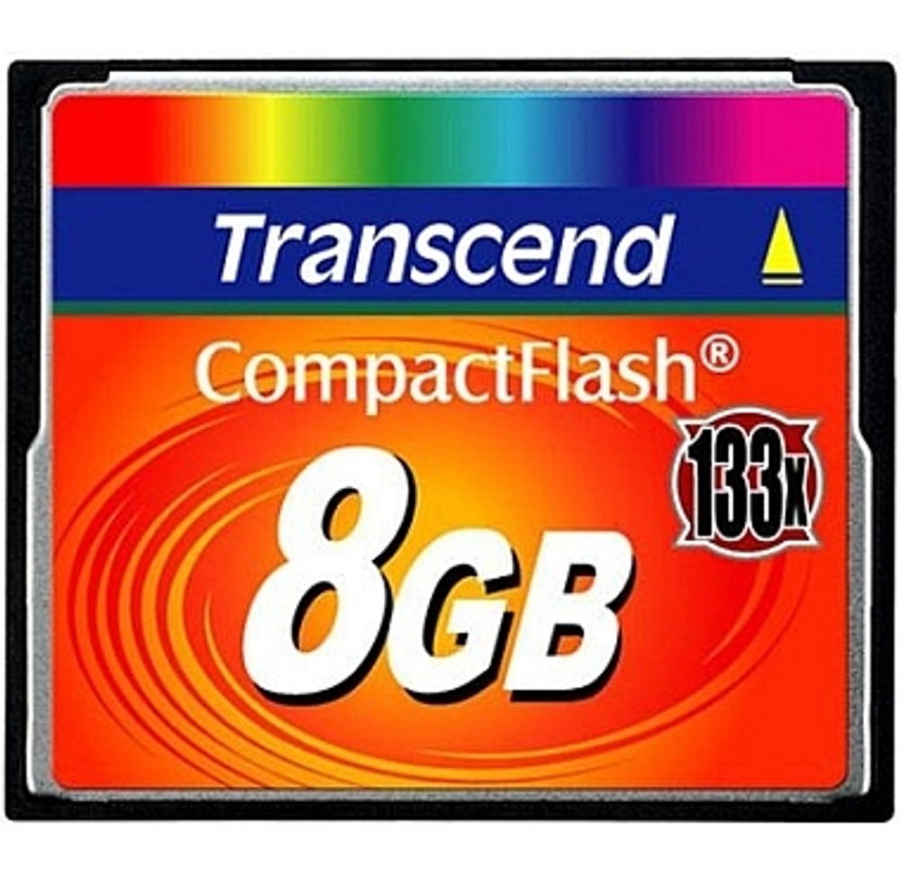 Карта памяти CompactFlash 8GB Transcend TS8GCF133