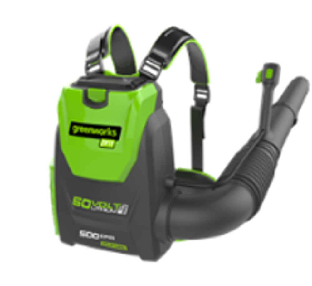 Ранцевый Воздуходув, аккумуляторный Greenworks Арт. 2402307, 60V, бесщеточный, без АКБ и ЗУ