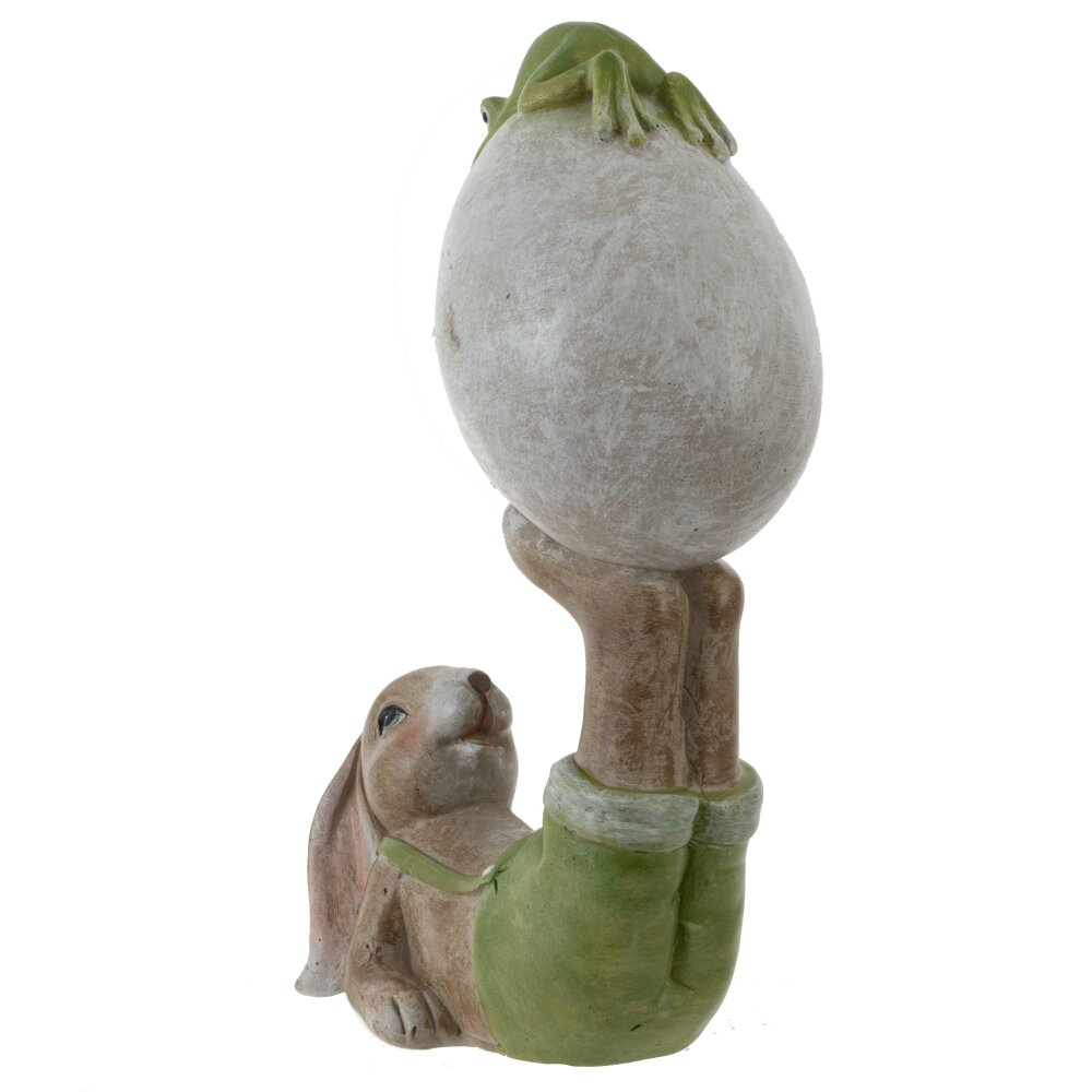 Фигурка декоративная Заяц с яйцом