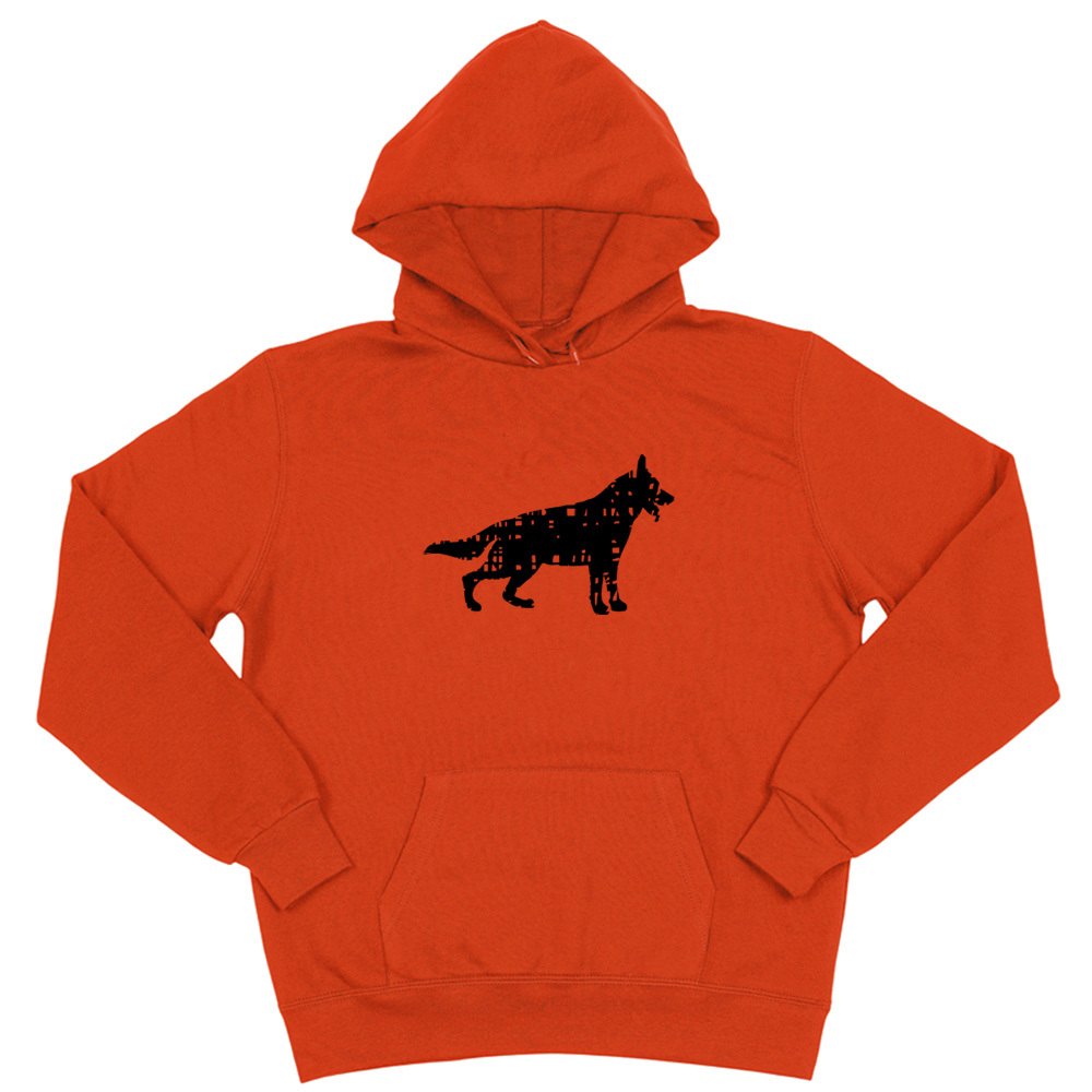 Толстовка "Овчарка - набросок"