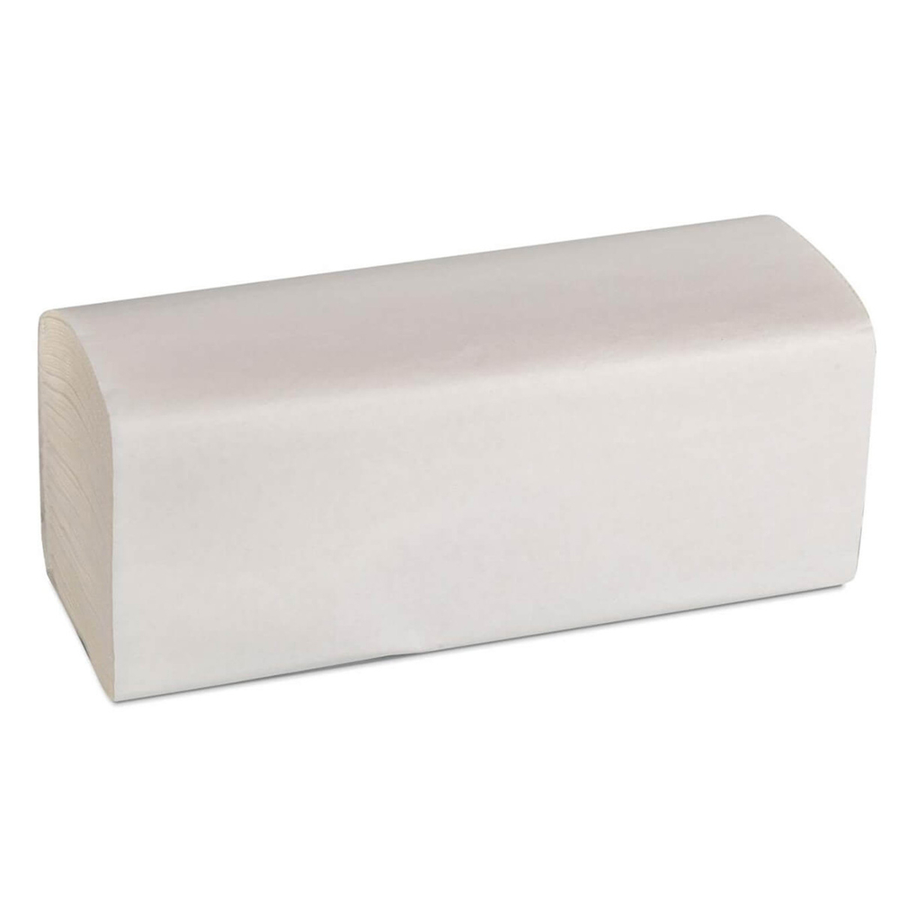 Бумажные полотенца V-сложения в пачках Veiro Professional Lite белые двухслойные (20 пачек х 200 л)