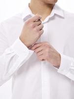 Сорочка GREG (Германия) 100/238/WH/SZR STRETCH_V "Однотон с рельефами."