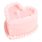 Свеча cake, 4,8 см, розовая