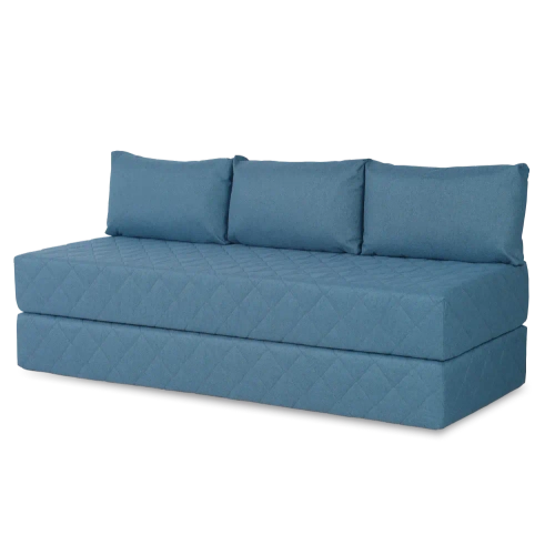 Бескаркасный диван-кровать (трансформер) BuyHit (синий)