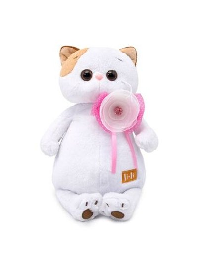 Мягкая игрушка Ли-Ли с цветком 24см