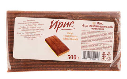 Ирис "Вкус сливочно-ванильный" 300г. Красный пищевик