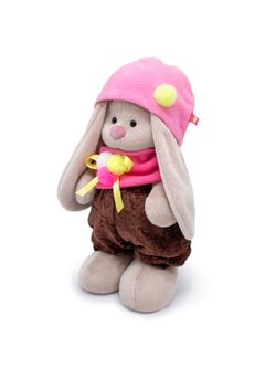 Мягкая игрушка Зайка Ми в штанишках и снуде 25см