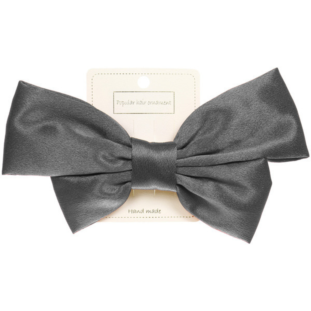 Зажим для волос «ПЕРСЕЯ», цвет черный, 14*11см (белый блистер)