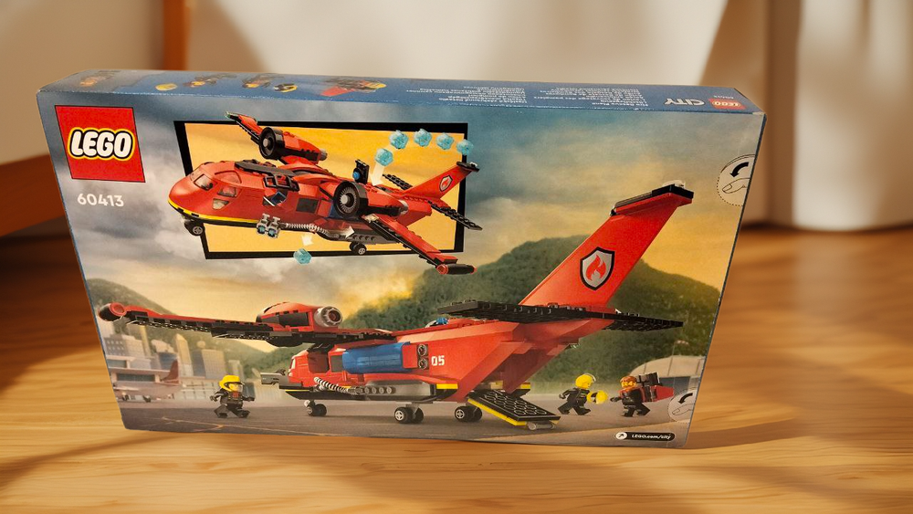LEGO City 60413 «Пожарно-спасательный самолёт» — тушение с воздуха