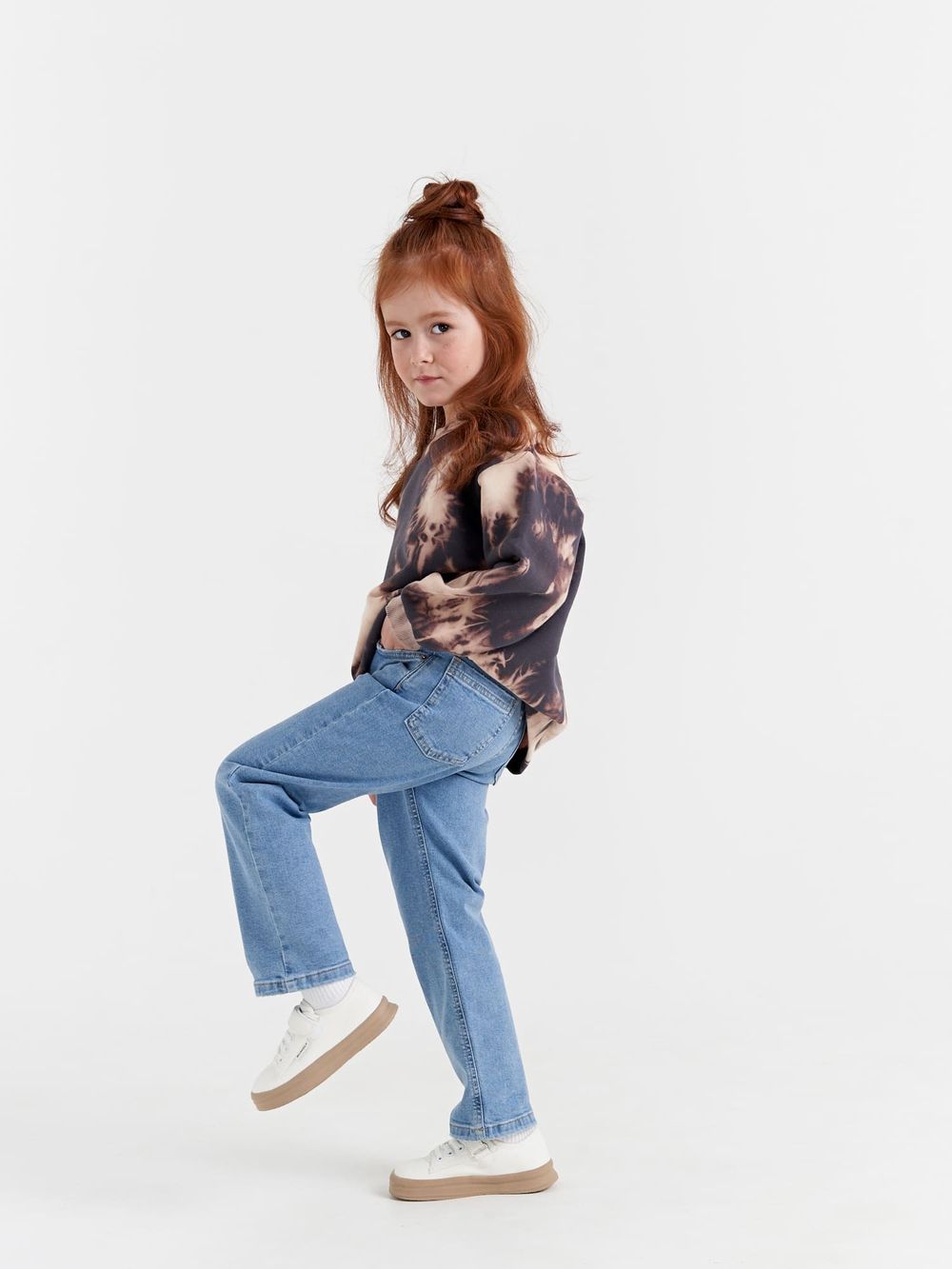 Джинсы прямые "Голубые"