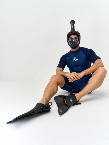 Ласты регулируемые Sargan Релакс черные