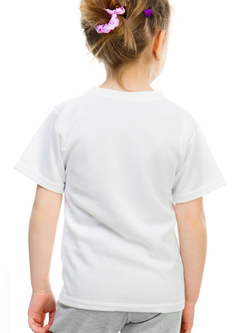 Футболка детская яркий принт собаки щенок бигль красочный