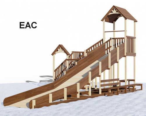 Зимняя горка Snow Crystal 3