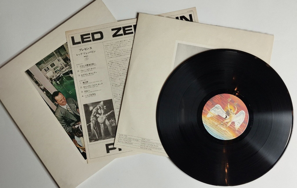 Винтажная виниловая пластинка LP Led Zeppelin Presence (Japan 1976) (No Obi) Tea For One