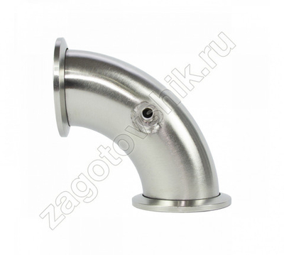 Отвод пр. 90гр. 1,5" с муфтой под термометр