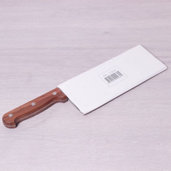 Тесак кухонный из нержавеющей стали Kamille KM 5305 с деревянной ручкой (лезвие 18 см, рукоятка 11,5 см)