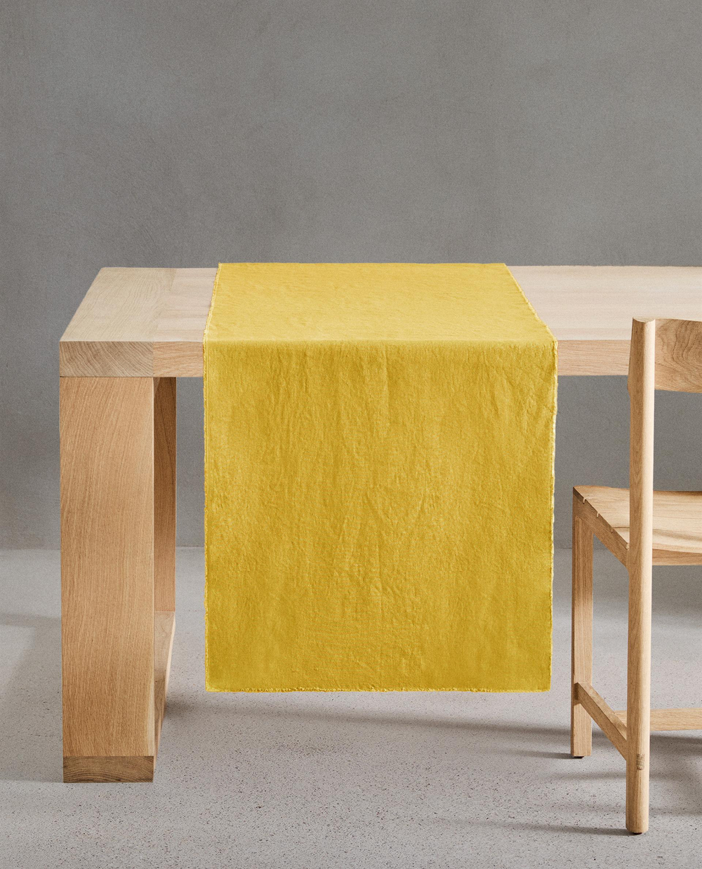 Zara Home дорожка на стол из льна, 158 50 см