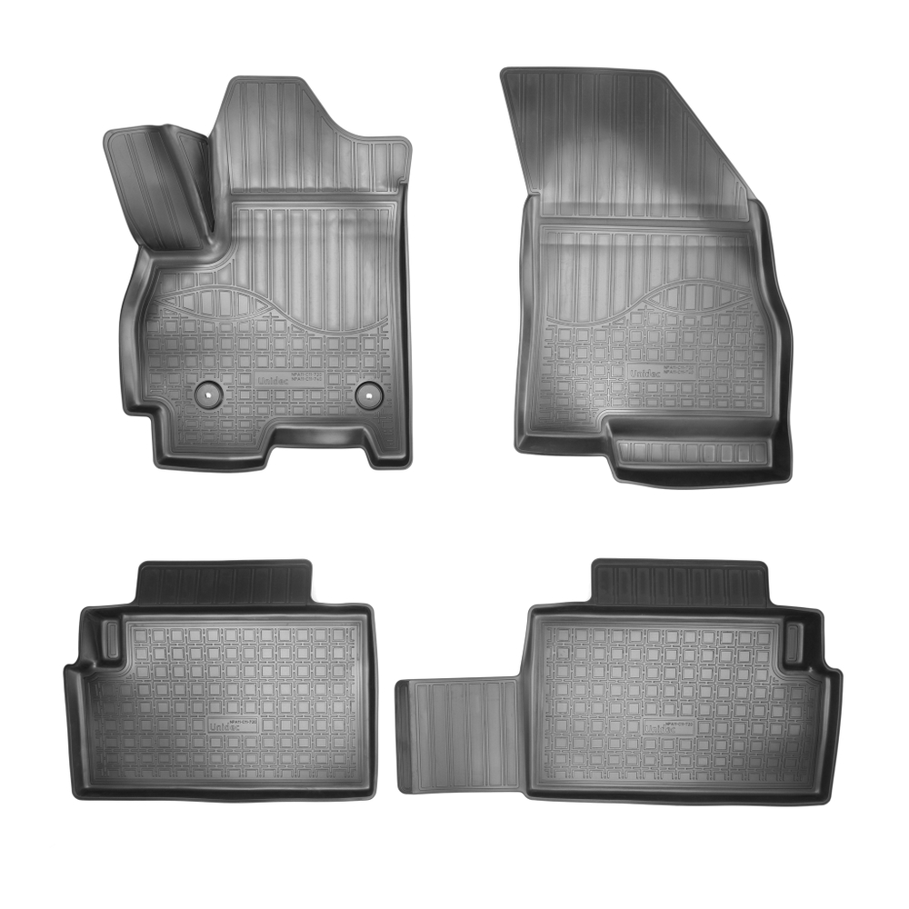 Ковры в салон Norplast/Unidec для Chery Tiggo-4 (2017-)Полиуретан,Черный, арт.NPA11-C11-720