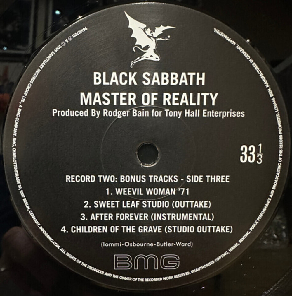 Black Sabbath / Master Of Reality (Deluxe Edition)(2LP)