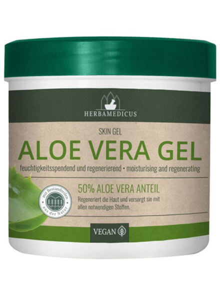 Крем-гель алоэ вера ALOE VERA HERBAMEDICUS 250 мл, комплексный уход за кожей