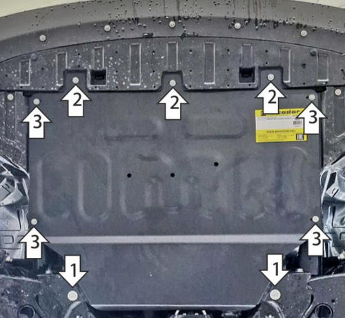 Защита для Dongfeng Mage (2025-) MOTODOR.78613