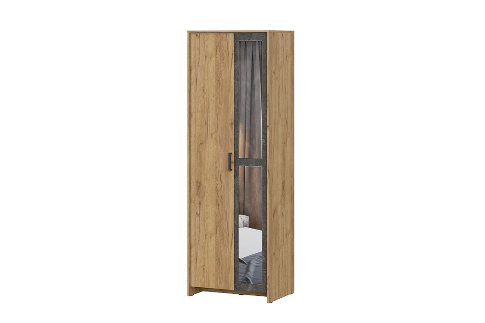 Шкаф 3-х створчатый МСП-1 Дуб Золотой/Камень темный