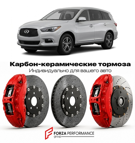 Карбон-керамическая тормозная система для Infiniti QX60 I Рестайлинг 2016-2020 Инфинити