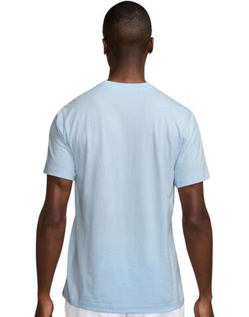 Мужская теннисная футболка Nike Court Tennis - celestine blue