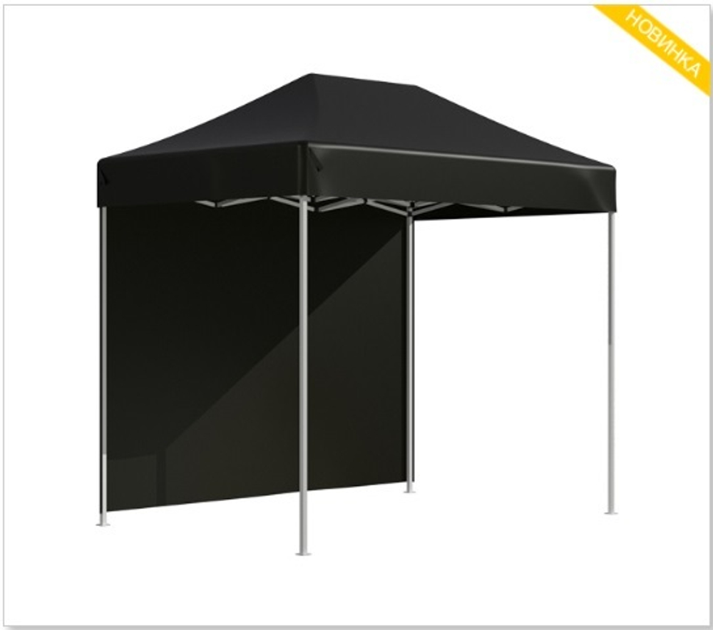 Быстросборный садовый тент Helex 3x2х3 м полиэстер черный