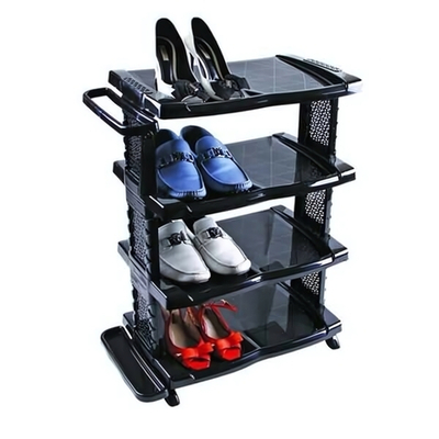 Полка для обуви "Комфорт", 4х секц, черный РП-532