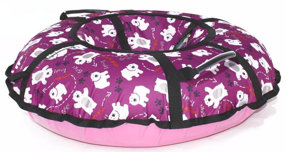 Тюбинг Hubster Люкс Pro Мишки розовые