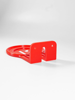 Настенный кронштейн-полка для Яндекс станций (Алиса) Лайт 2, красный, 3D печать, совместимость YNDX-00026