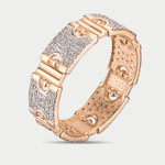 Кольцо женское из розового золота 585 пробы с фианитом (арт. к5086)
