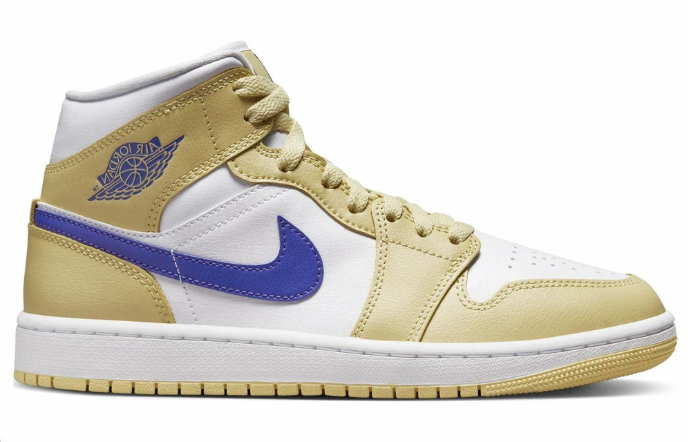 Кроссовки Jordan Air Jordan 1 Mid "Lemon Wash" (Женская размерная сетка)