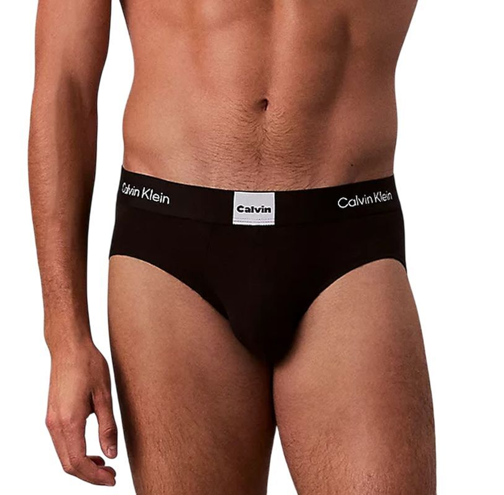 Боксерки теннисные Calvin Klein Icon Logo Graphic Brief 3P - black