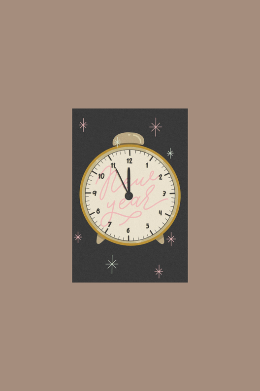 Открытка 5 МИНУТ grey / Paperie