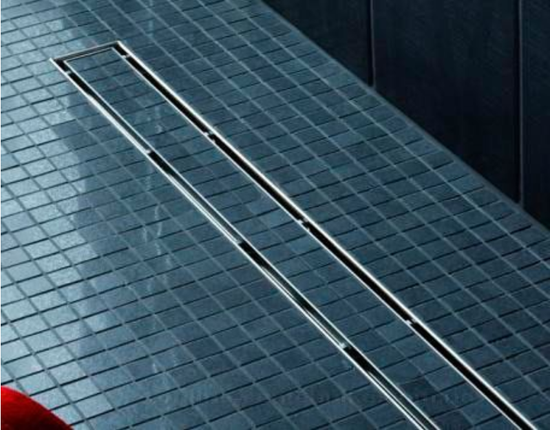 Дренажный канал TECE TECElinus 15103079 L=700 мм, 2 в 1 (tile/steel) с мембраной