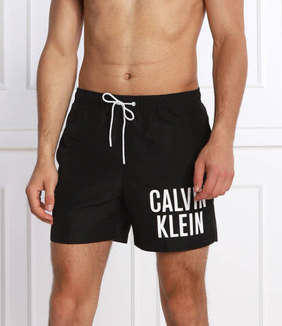 шорты для плавания Calvin Klein Swimwear - черный(KM0KM00739)