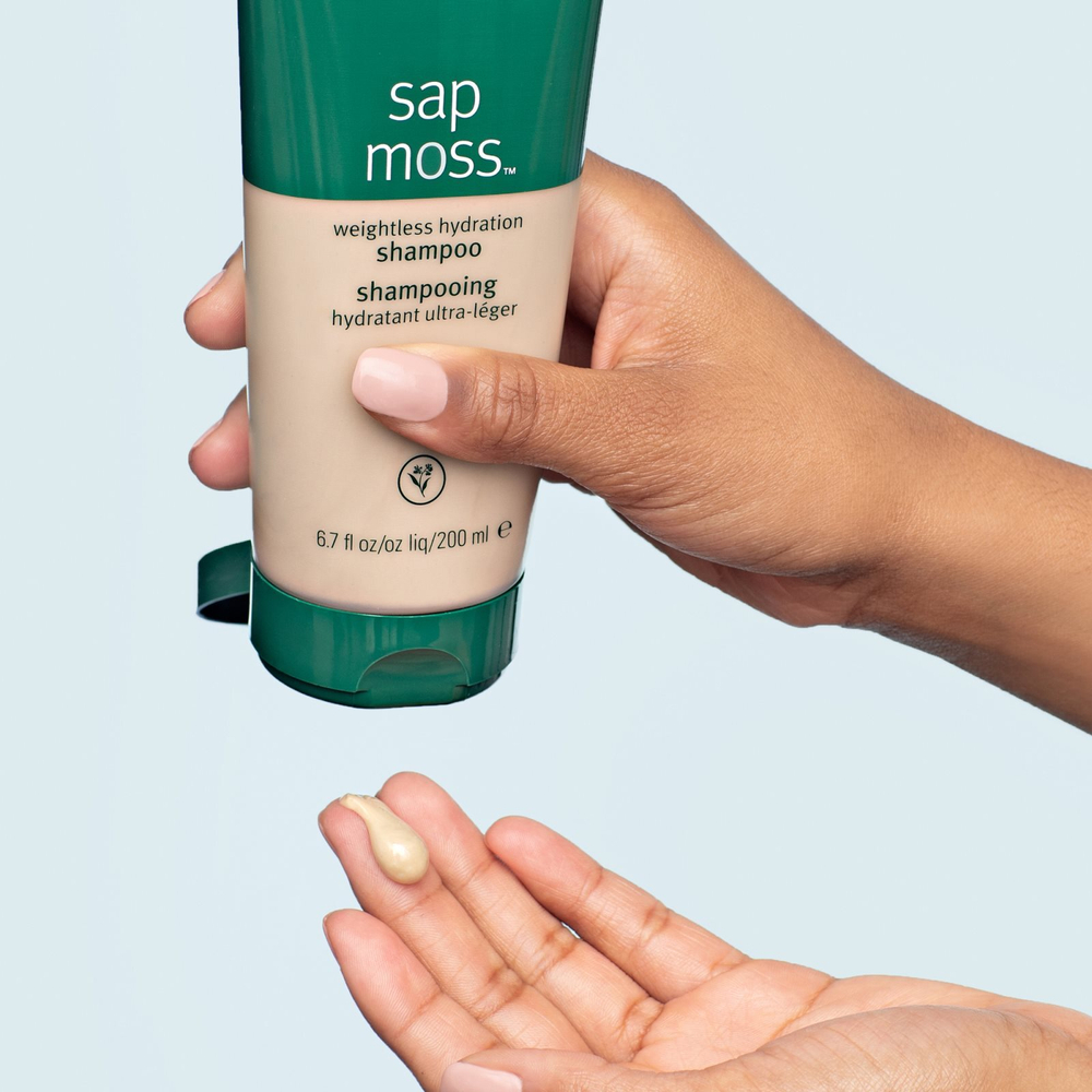 Aveda Sap Moss Weightless Hydrating Shampoo - легкий увлажняющий шампунь против пушистости /   200  ml  / GTIN 018084001929