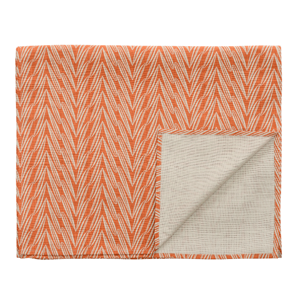 Дорожка на стол из хлопка с графичным принтом Колосья Russian North 45х150 Tkano