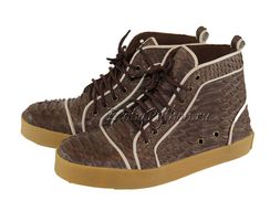 Кеды из кожи питона SH-56