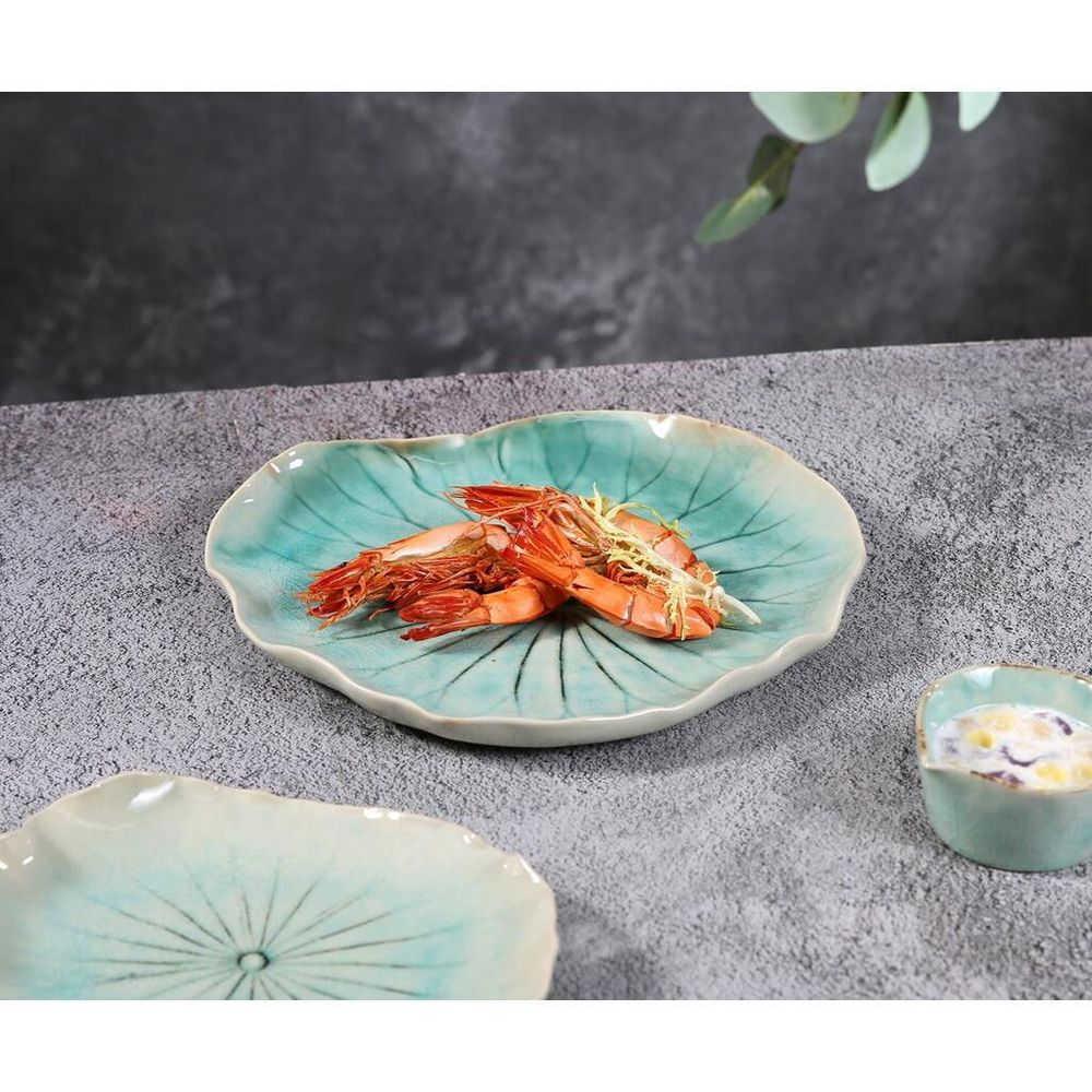 Блюдо для подачи 23,5*21,5 см h2,5 см Sea Blue Frutti di Mare P.L. [1]