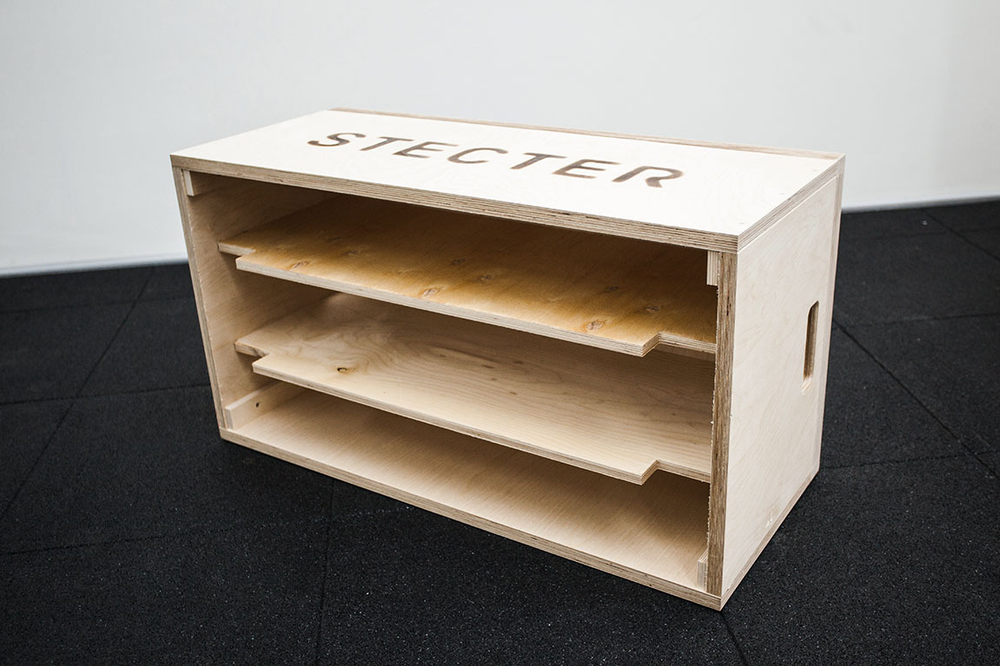 Комплект тяжелоатлетических плинтов + доп. секция (Н=89 см, материал-фанера)