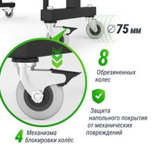 Всепогодный теннисный стол UNIX Line outdoor 14 mm SMC (Green)